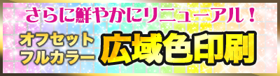 より発色の良い広域色印刷が可能になりました！