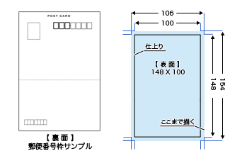 オンデマぷちグッズ フルカラーポストカード