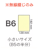 アイコン：B6サイズ