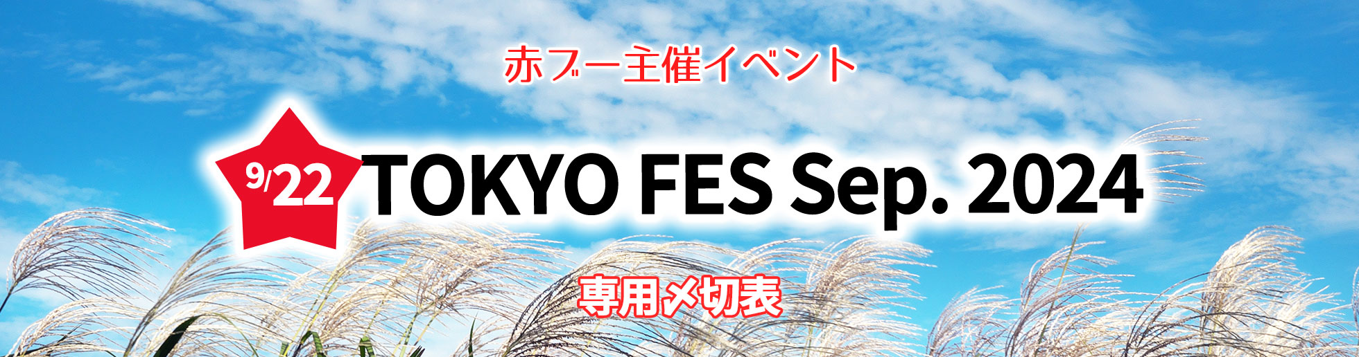 TOKYO FES Sep.2024 専用入稿〆切表